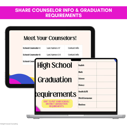 High School Counseling Freshman Foundations Presentation- Lesson for 9th Grade