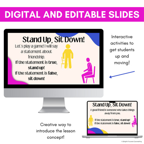 Elementary School Counseling Lessons - Digital & Editable Class Guidance Lessons