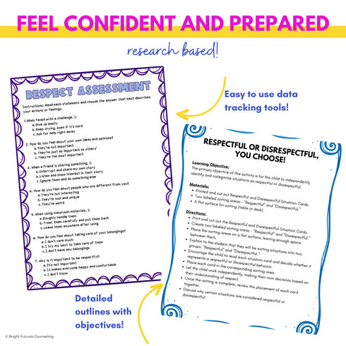 Following Directions & Respect Activities - Engaging Activities to Teach Respect