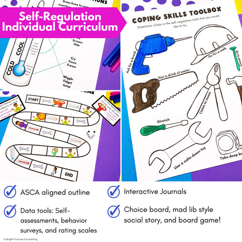 Self-Regulation Coping Strategies 3 Tier Curriculum: Research Based Counseling