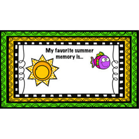 My Summer Reflection Book