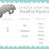 Mindful Manatee Mantras Classroom Posters Counseling Office and Classroom Decor
