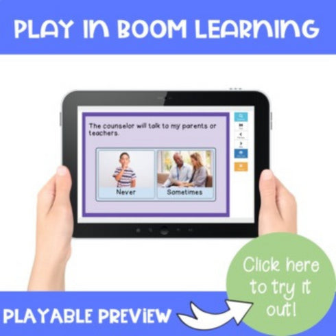 Meet the Counselor Boom Cards - Digital School Counseling Game