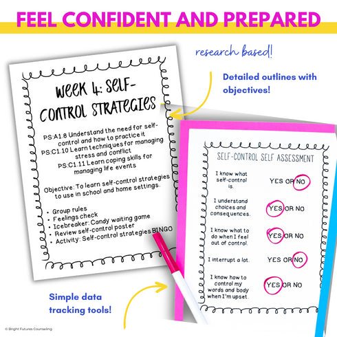 Self-Control, Behavior Management, and Coping Skills Group for Impulse Control