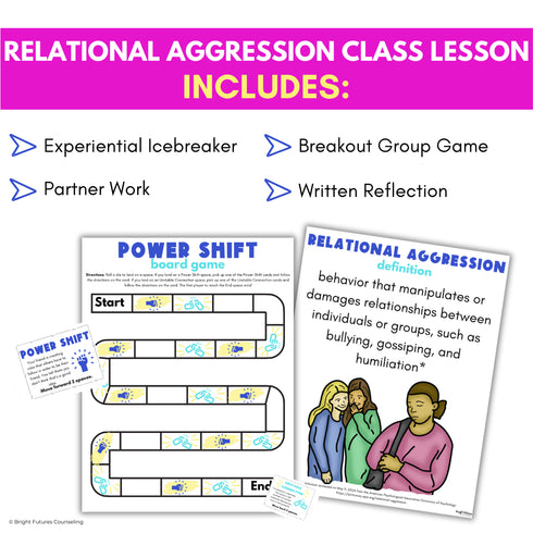 Relational Aggression Lesson for Middle School - Middle School Friendship Lesson