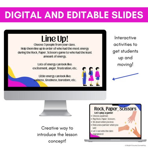 Coping Skills Activity & Lesson - Digital Lesson with Coping Strategies Visuals