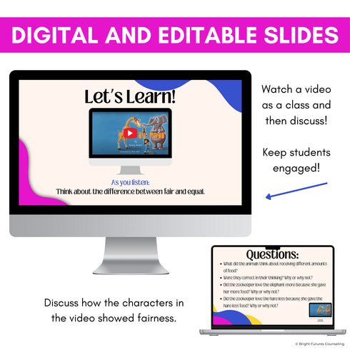 Fairness Activities and School Counseling Lesson on Equality