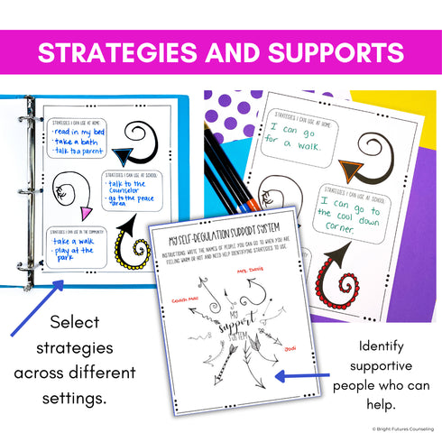 Self-Regulation Coping Skills Journal Emotional Regulation and Managing Emotion