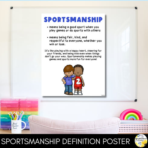 Good Sportsmanship Lesson for Primary Students - Sportsmanship Activities