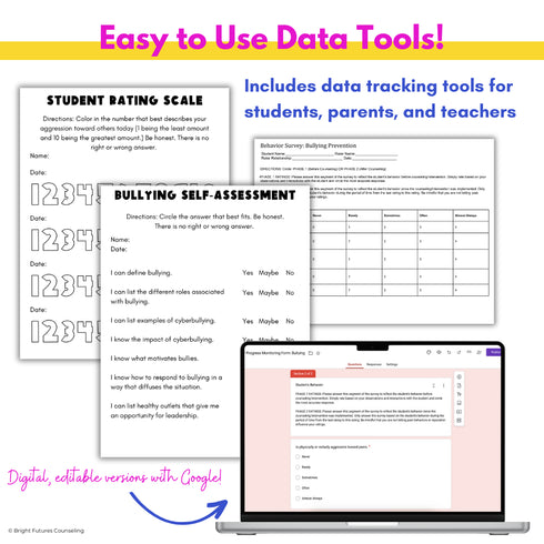 Bullying Prevention & Cyberbullying- Middle School Counseling