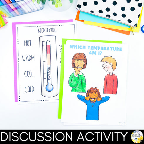 Self-Regulation Lesson for Social Emotional Learning and School Counseling