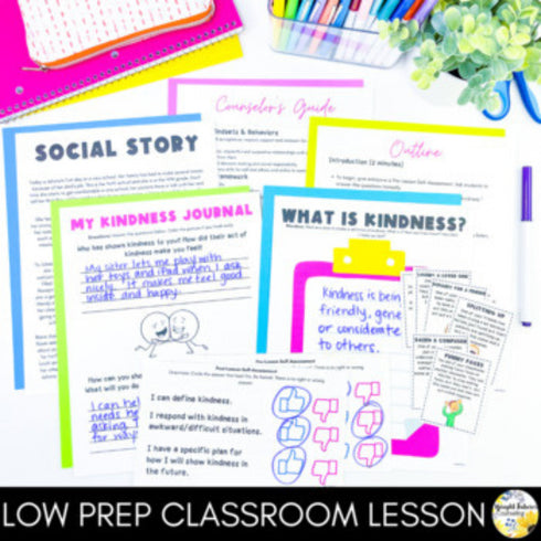 Kindness Lesson - Elementary School Counseling Social Emotional Learning