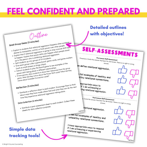 Relational Aggression Lesson for Middle School - Middle School Friendship Lesson