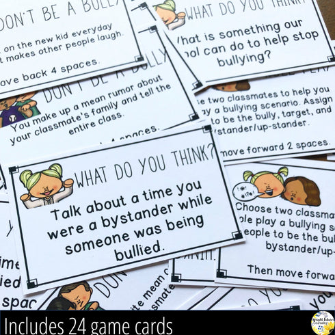 Bullying Prevention Board Game - School Counseling Game with Digital Version