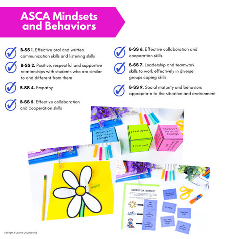 Friendship Activities and Lessons - Blooming Friendships Small Group Counseling