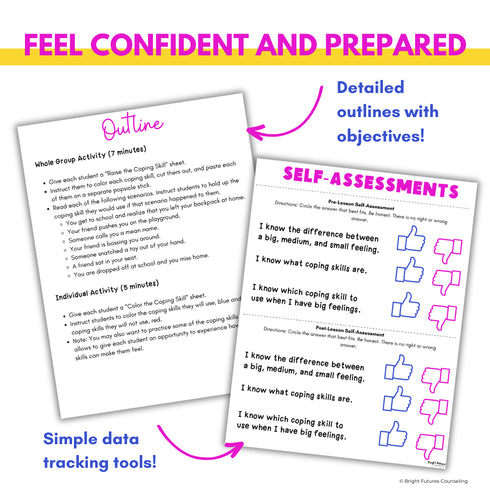 50% OFF for 48 HRS Coping Skills Activities & Lesson - Coping Skills Worksheets