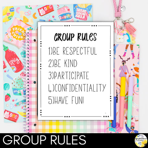 Divorce School Counseling Small Group - 5 Week ASCA & CASEL Aligned Small Group