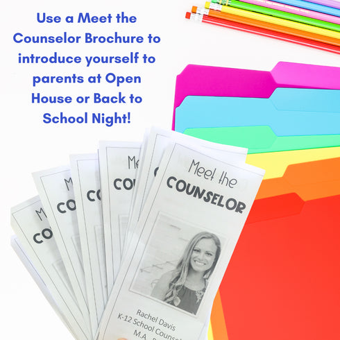 School Counseling Open House Toolkit & Meet the Counselor Back to School Night