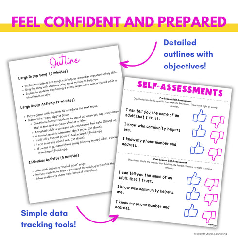 50% OFF for 48 HRS Personal Safety & Safety Awareness Lesson - Safe Vs Unsafe Lesson for Primary