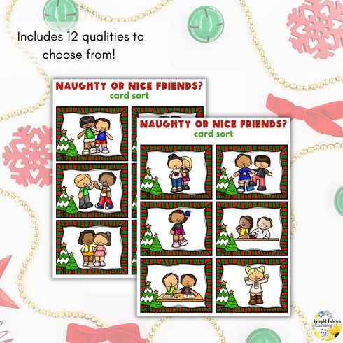 Christmas & Holiday Friendship Activities - Holiday Games & SEL Friendship Craft