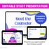 Meet the School Counselor Presentation for Staff | Editable Slides and Handout
