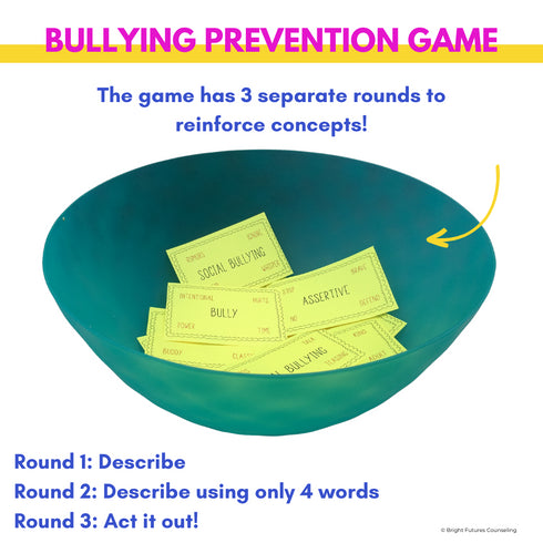 Bullying Prevention Game - Salad Bowl Charades School Counseling Game