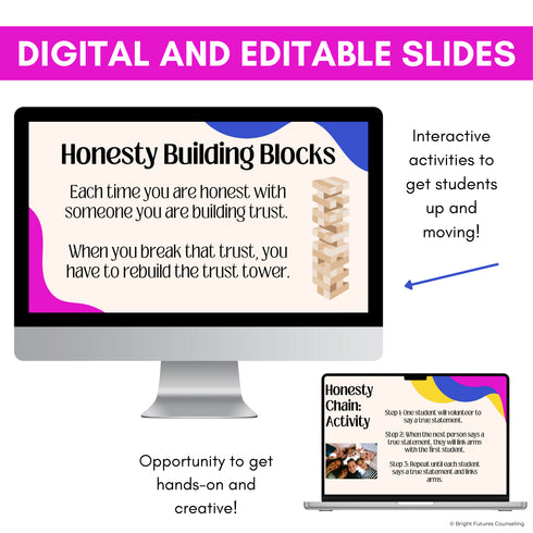 Honesty Activities and School Counseling Character Ed Lesson on Being Honest