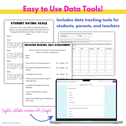 Responsible Decision Making Middle School Counseling - Choices and Consequences