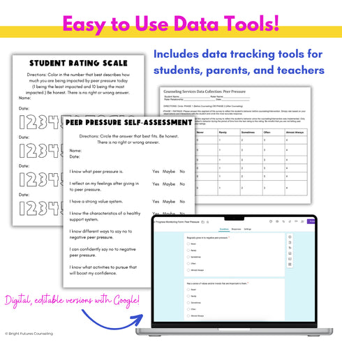 Peer Pressure Individual Counseling Curriculum for Middle School Counseling