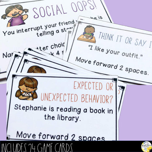 Social Skills Board Game with Digital Version