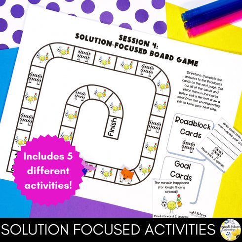Solution Focused Counseling Individual Curriculum + Data Tracking Tools