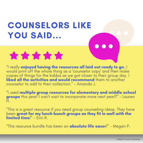 School Counseling Curriculum: 20 Research-based and Ready to Use Small Groups