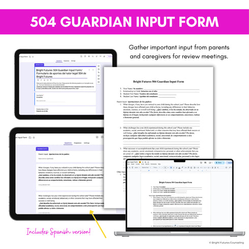 504 Case Manager Toolkit 504 at a Glance + Accommodation Tracker for High School
