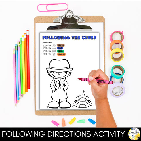 Following Directions Activities for Primary Grades: Activities to Teach Respect