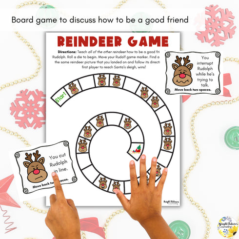 Christmas & Holiday Friendship Activities - Holiday Games & SEL Friendship Craft