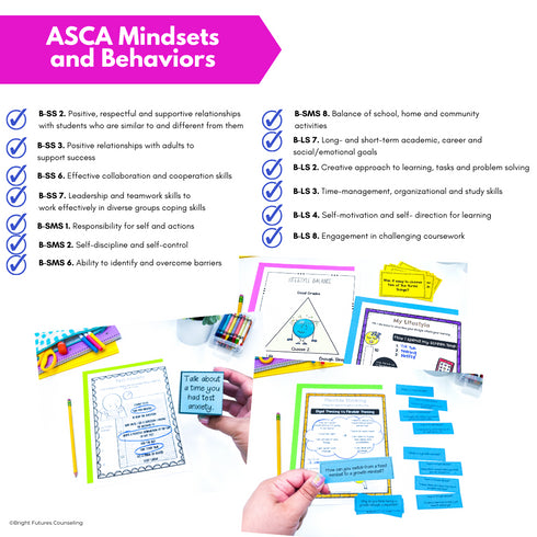 Executive Functioning and Study Skills School Counseling Group & SEL Activities