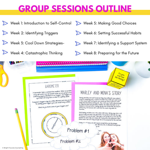 Self-Control School Counseling Group: Develop Self-Control Accountability Habits