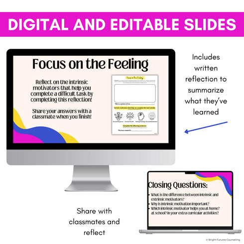 Intrinsic Motivation Counseling Lesson- Activities to Teach Intrinsic Motivation