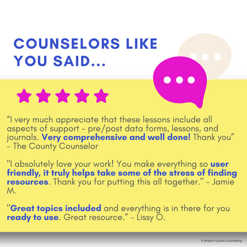 Individual Counseling Curriculum Bundle - 11 Individual Counseling Curricula