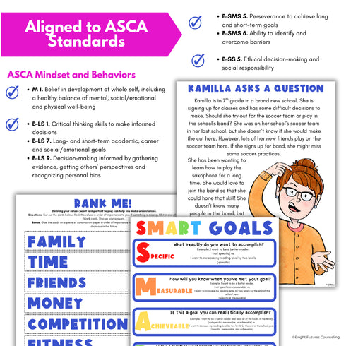 Responsible Decision Making Middle School Counseling - Choices and Consequences
