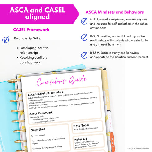 Respect Activities for Middle School - Respect SEL and School Counseling Lesson