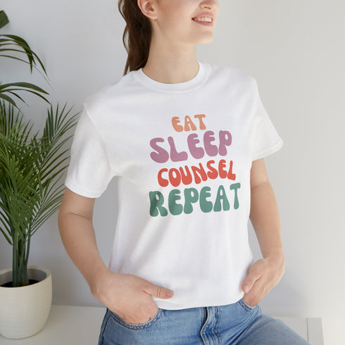 Eat Sleep Counsel Repeat T-Shirt