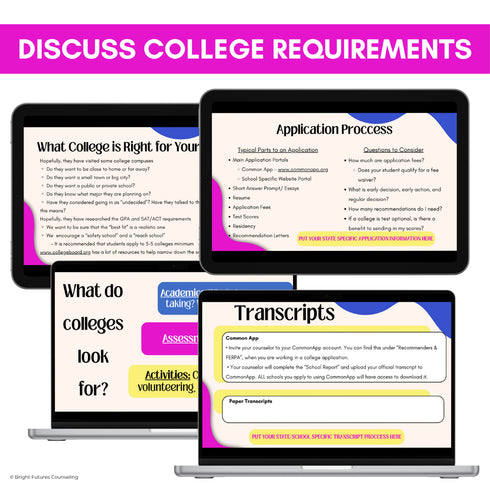 High School Senior Parent Night Presentation - Tools for High School Counselors