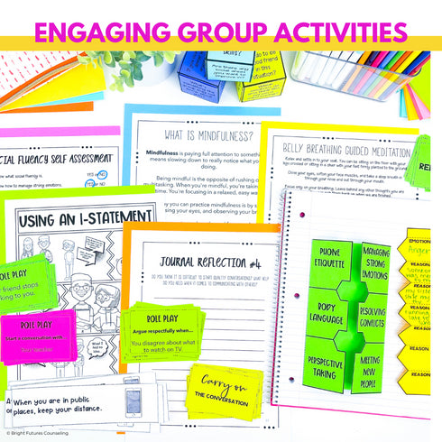Group Curriculum BUNDLE II 10 Counseling Small Groups