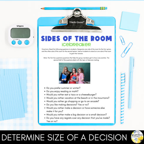 Responsibility Middle School Counseling Group: Taking Personal Responsibility