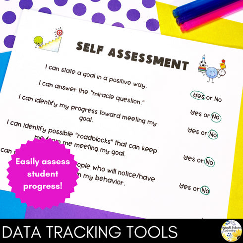 Solution Focused Counseling Individual Curriculum + Data Tracking Tools