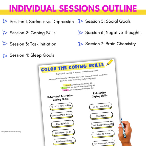 Depression Middle School Individual Counseling Curriculum