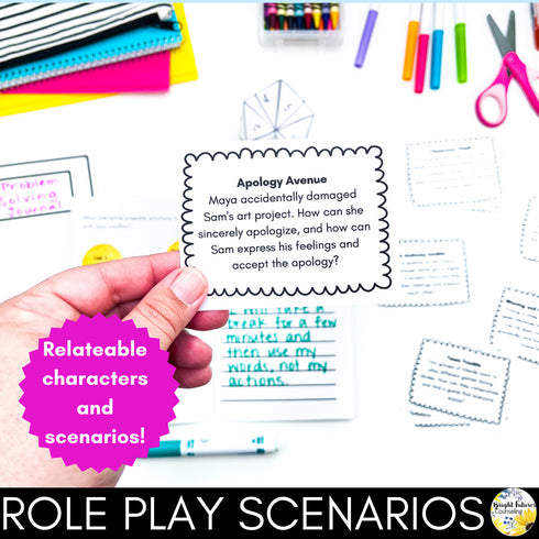 Conflict Resolution Activities - Elementary Conflict Resolution Situation Cards