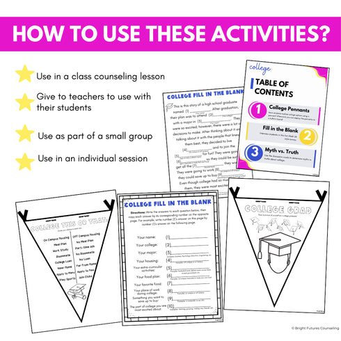 College Exploration Elementary Lesson - College and Career Readiness Activities