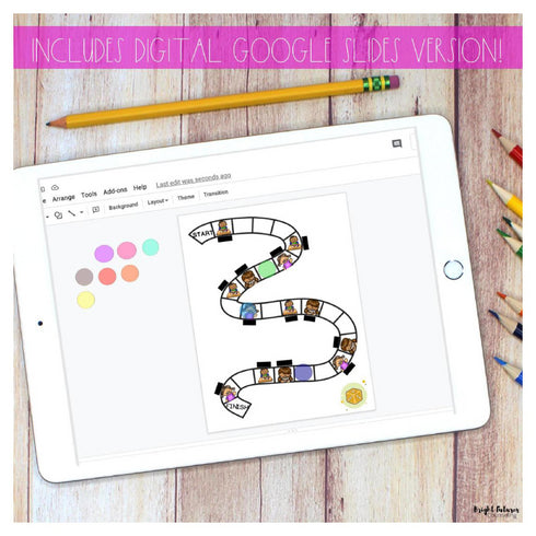 Social Skills Board Game with Digital Version